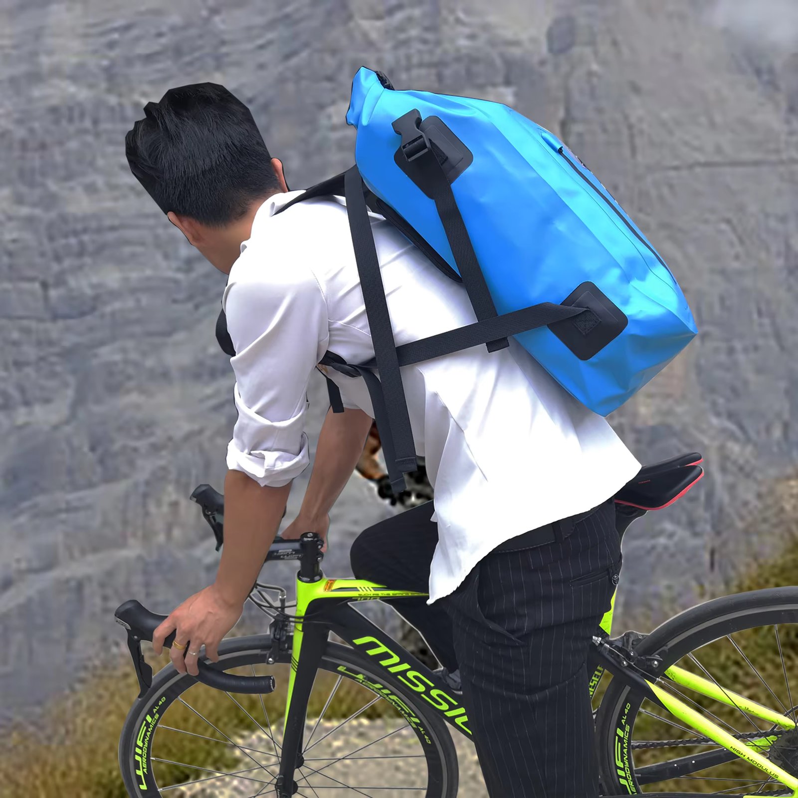 Custom Logo Dry Bag Survival Pack Dust Proof Outdoor Bag Waterproof Bike Saddle Bag