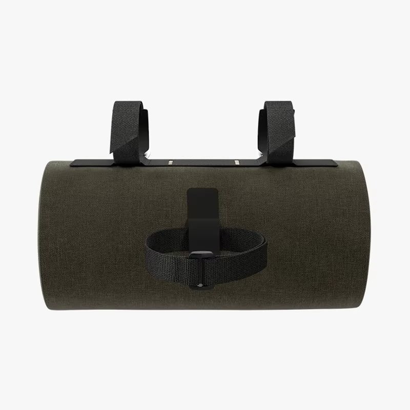 Custom Logo Fashion Dark Green Bike Waterproof Handlebar Bag Outdoor Cycling Portable Strap Handlebar Front Frame Bicycle Bag