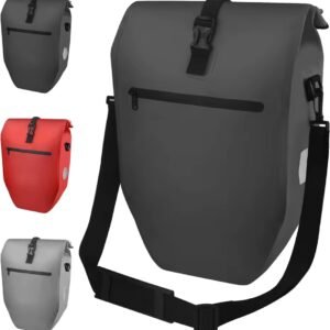 28L Waterproof Luggage Bicycle Rack Bag with Handles and Shoulder Straps Bike Bag Shoulder Bag with Reflective Sheet Rear Bike B