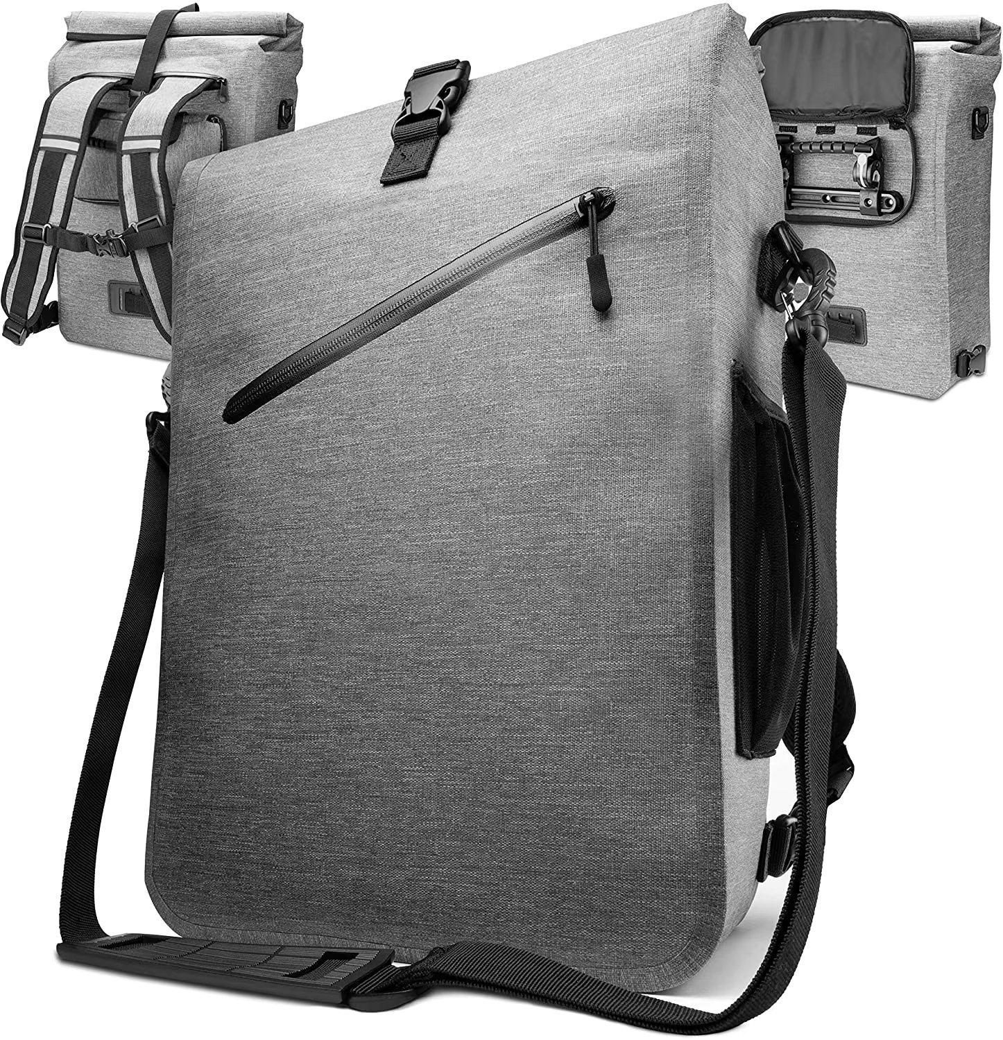 Custom 3 in 1 Outdoor Cycling Bicycle Rear Rack Saddle Pannier Bag Waterproof Bicycle Bag