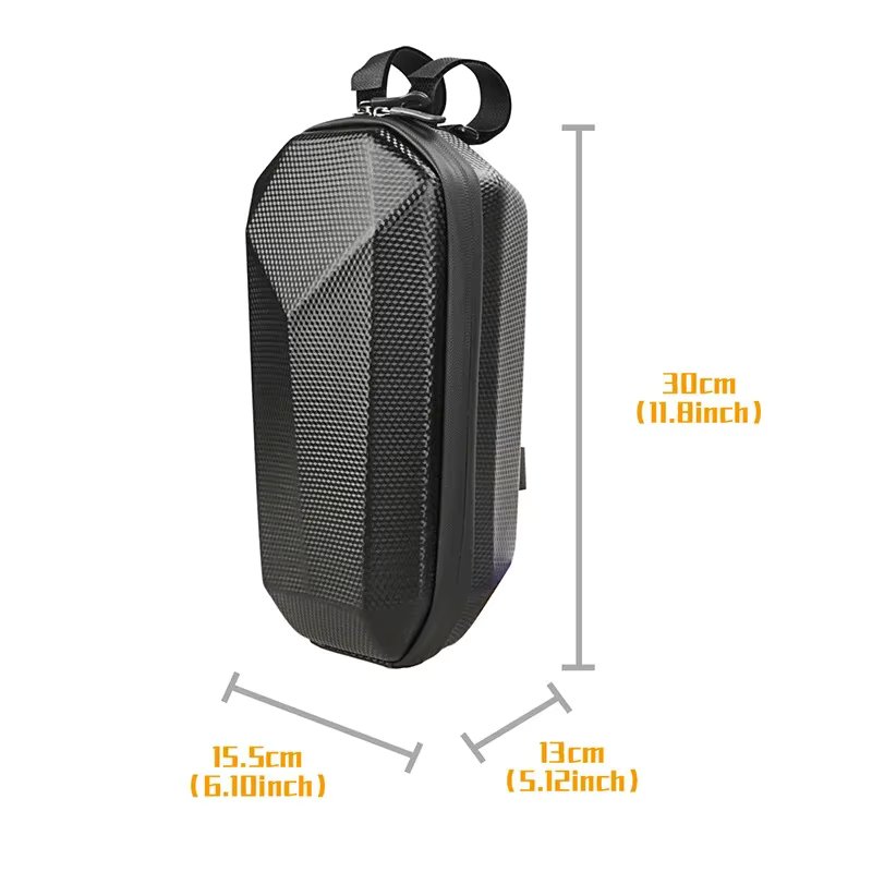 EVA Hard case Pack Electric Scooter Car Front Bag Waterproof Bike Front Hanging Bag Bicycle Riding Mobile Phone Storage Bag