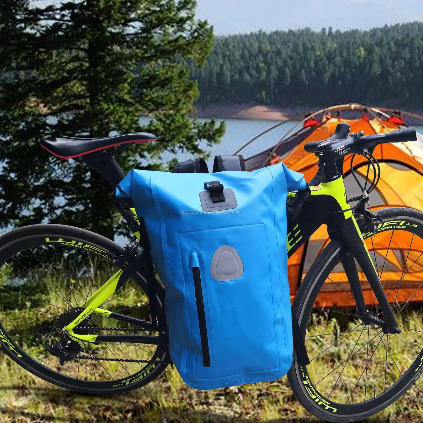 Custom Logo Dry Bag Survival Pack Dust Proof Outdoor Bag Waterproof Bike Saddle Bag