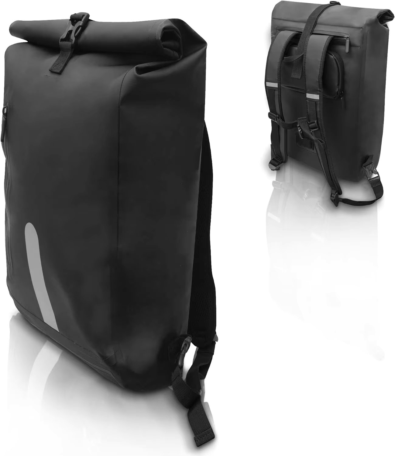 25L Volume 100% Waterproof Bicycle Bag for Luggage Rack with Laptop Compartment Bicycle Rear Bag Saddle Bag