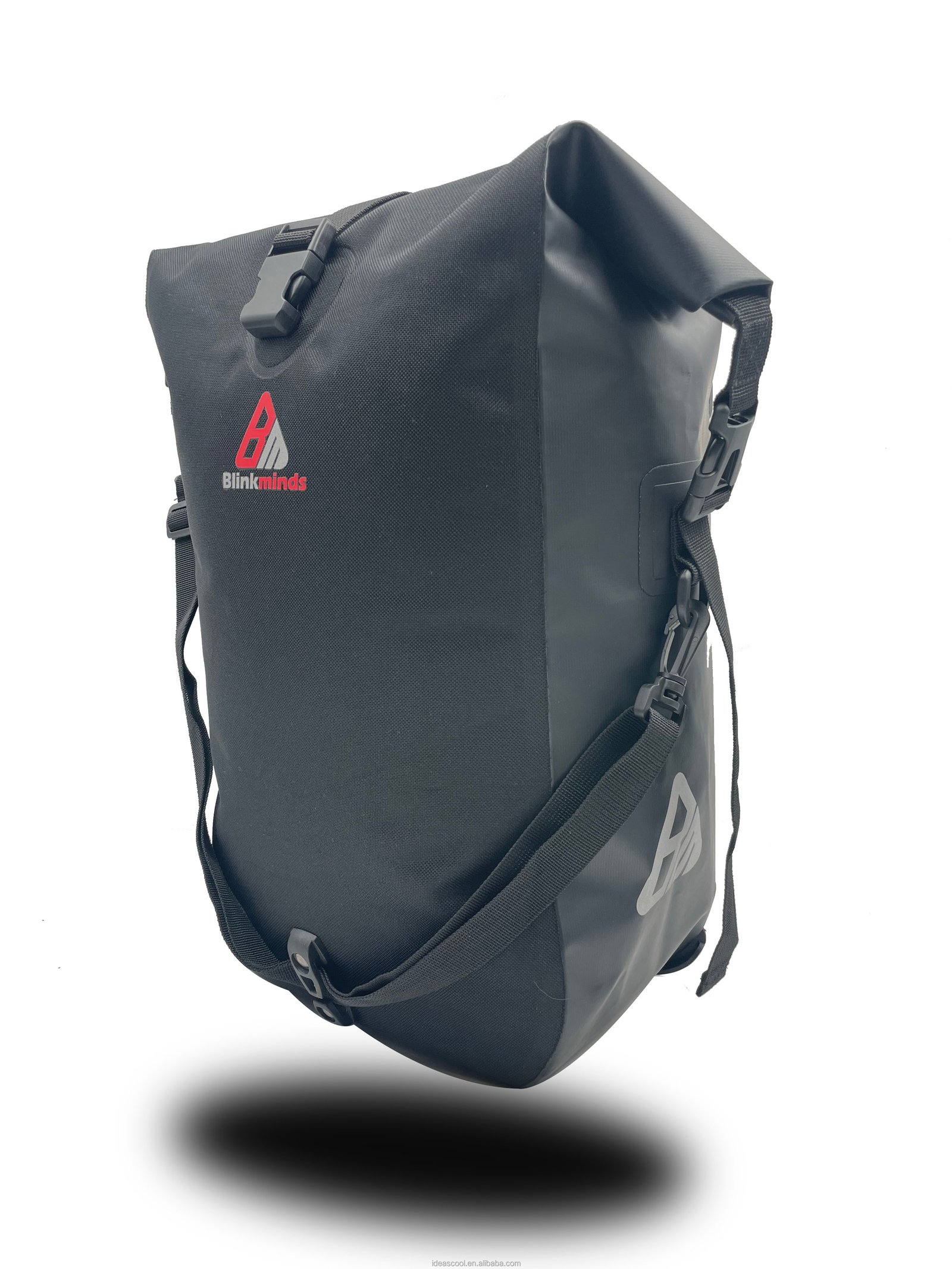 100% Waterproof 2 in 1 Bicycle Sustainable Polyester Backpack Messenger Pannier Bag