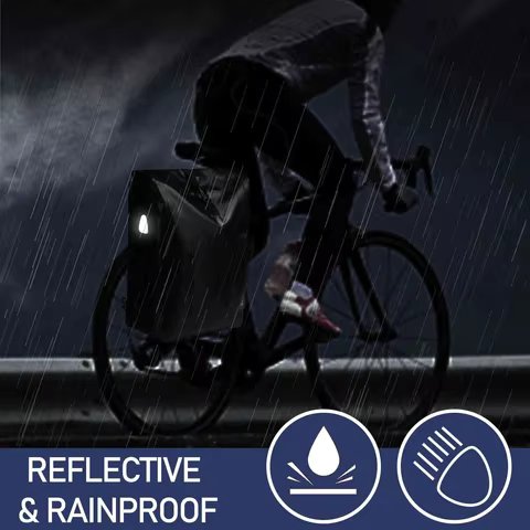 Custom 3 in 1 Outdoor Cycling Bicycle Rear Rack Saddle Pannier Bag Waterproof Bicycle Bag