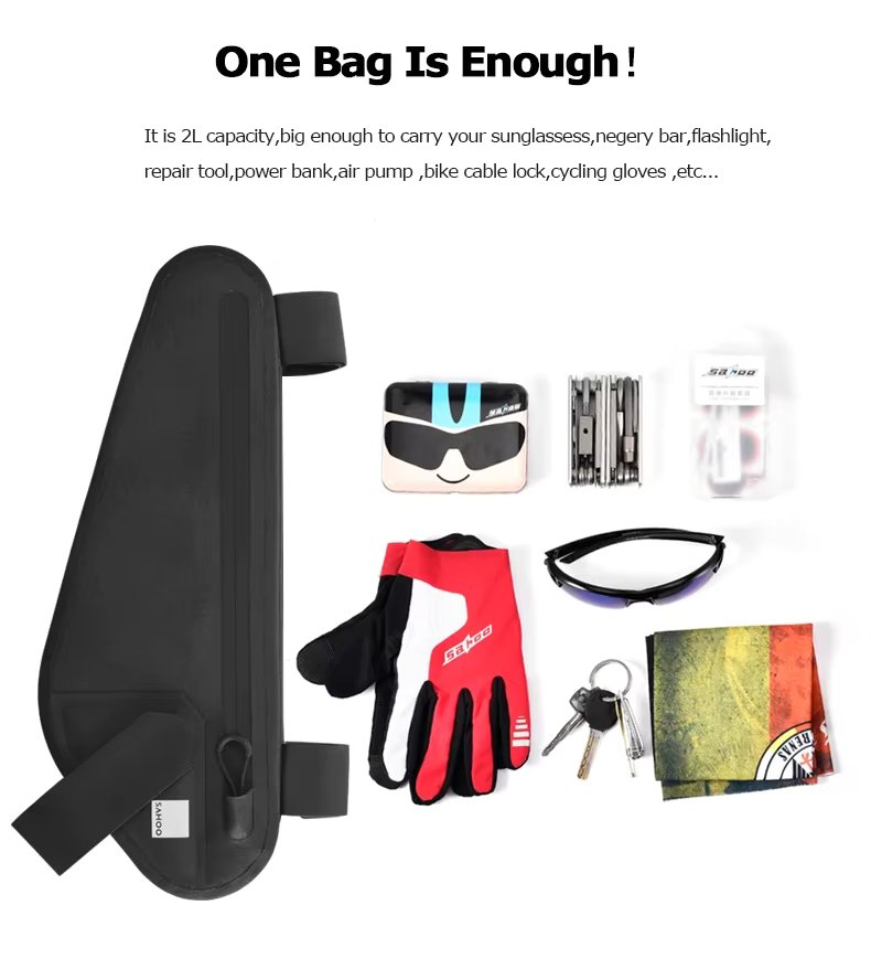 Volledige Waterproof Triangle Bag Mountain Road Top Tube Bike Cycling Bicycle Bag Pouch Pannier Pouch Pack