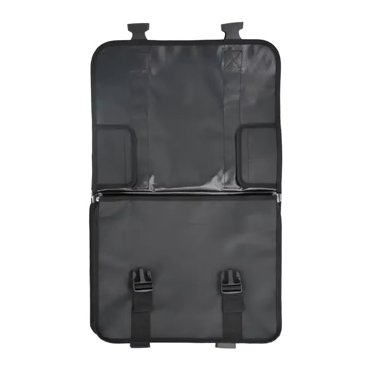 Double Zipper Reflective Large Capacity Water Tail Bag with Bottle Pocket Bicycle Saddle Bag Bicycle Accessories