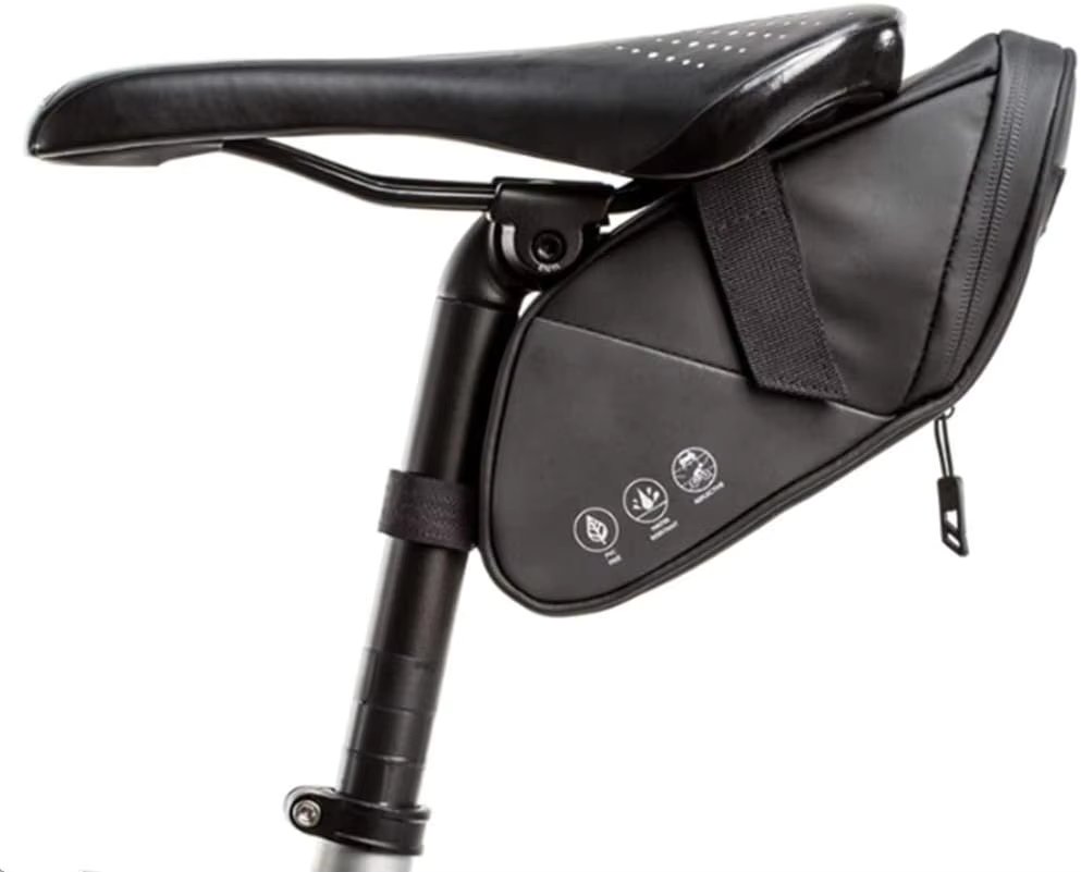 Mountain Land Waterproof Bike Bag Under Seat, Bicycle Saddle Bag Under Seat for Mountain Road Bikes Bag