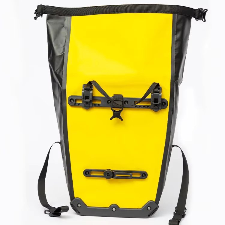 High Quality Yellow Bicycle Pannier Bike Saddle Bag Waterproof Bike Pannier Rack Bag