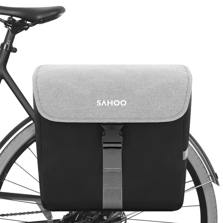 Bike Rear Seat Bag 20 Lsac De Velos Rear Rack Bag Bike Pannier Bicycle Bag for Cycling Traveling Commuting