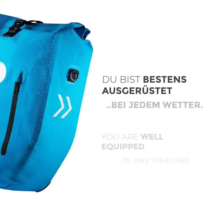 IDS PACK Multi Functional Cycling Bicycle Pannier Bike 100% Waterproof Messenger Bag Backpack 3 in 1 Bicycle Bags & Boxes