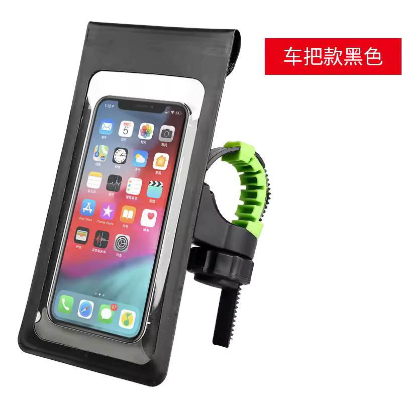 Bicycle Waterproof Bag Mountain Bike Mobile Phone Holder Cycling Equipment Fixed Mobile Phone Holder Bag - Image 5