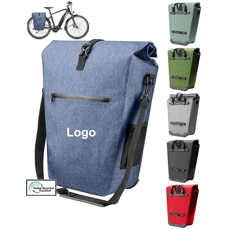 2in1 Fahrradtasche Gepacktragertasche Wasserdicht PVC Frei Laptopfach Schloss Fahrrad Tasche Fur Gepacktrager Bicycle Bags