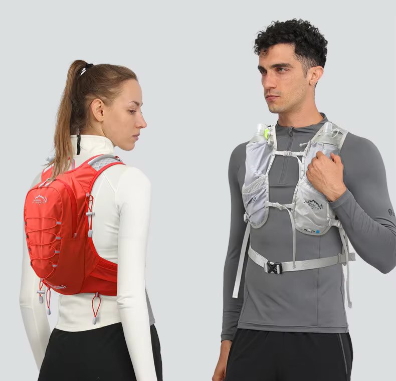 Outdoor Sports Marathon Hiking 5L Lightweight Running Backpack Hydration Pack Multi-functional Trail Running Vest