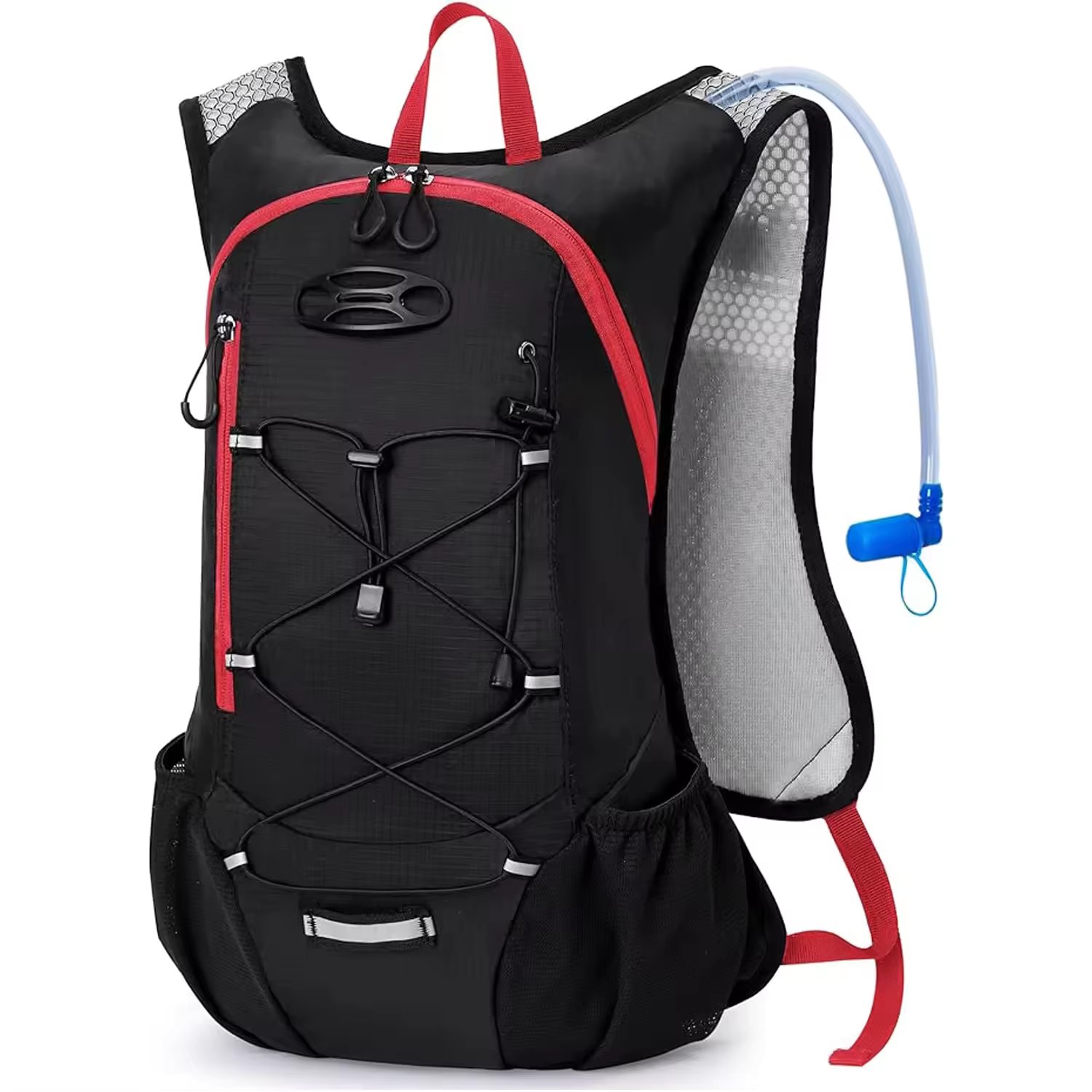 Running Vest Custom Insulted Backpack With 2L Water Bladder High Flow Bite Valve Hydration Backpack for Hiking Running Cycling