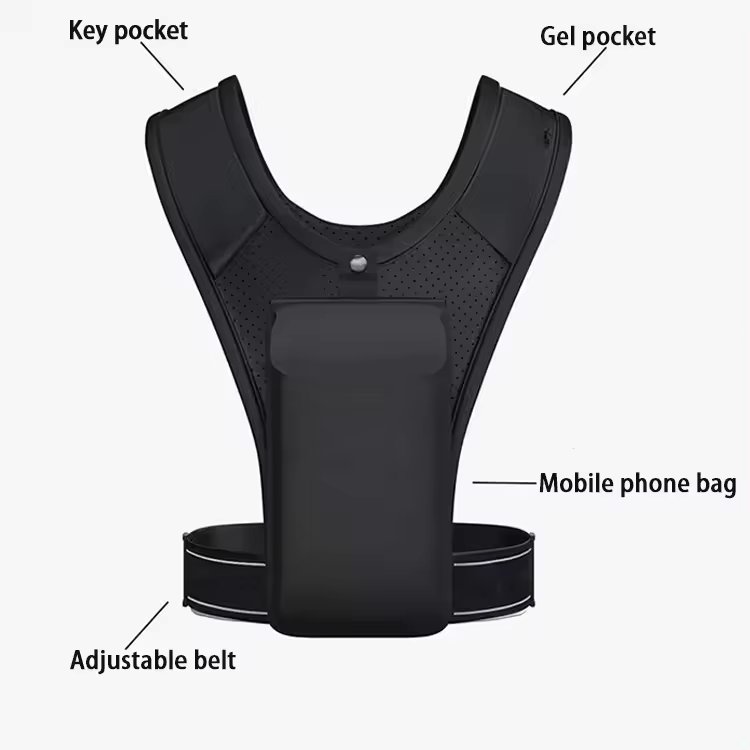Running Vest Backpack for Mobile Phones and Accessories, Lightweight Backpack for Hiking and Cycling