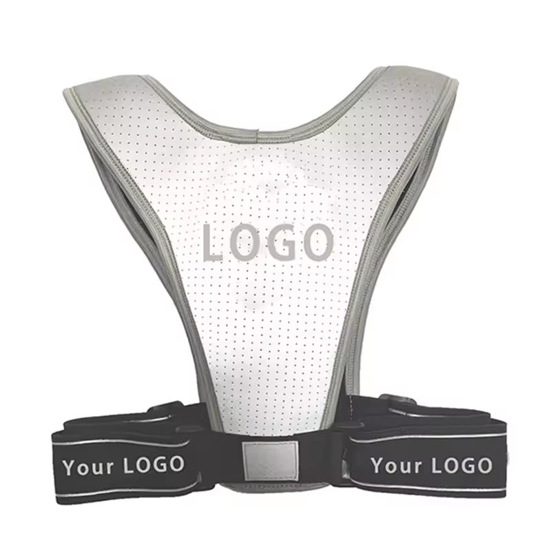 Custom Gym Jogging Lightweight Breathable Adjustable Waistband Reflective Strip Running Phone Holder Vest for Men Women