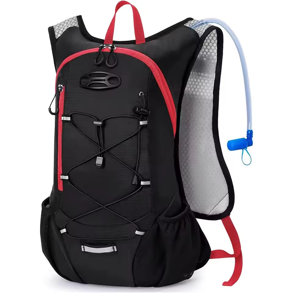 Running Vest Custom Insulted Backpack With 2L Water Bladder High Flow Bite Valve Hydration Backpack for Hiking Running Cycling