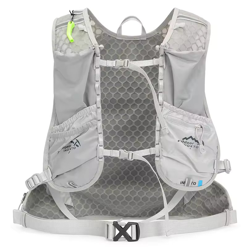 Outdoor Sports Marathon Hiking 5L Lightweight Running Backpack Hydration Pack Multi-functional Trail Running Vest