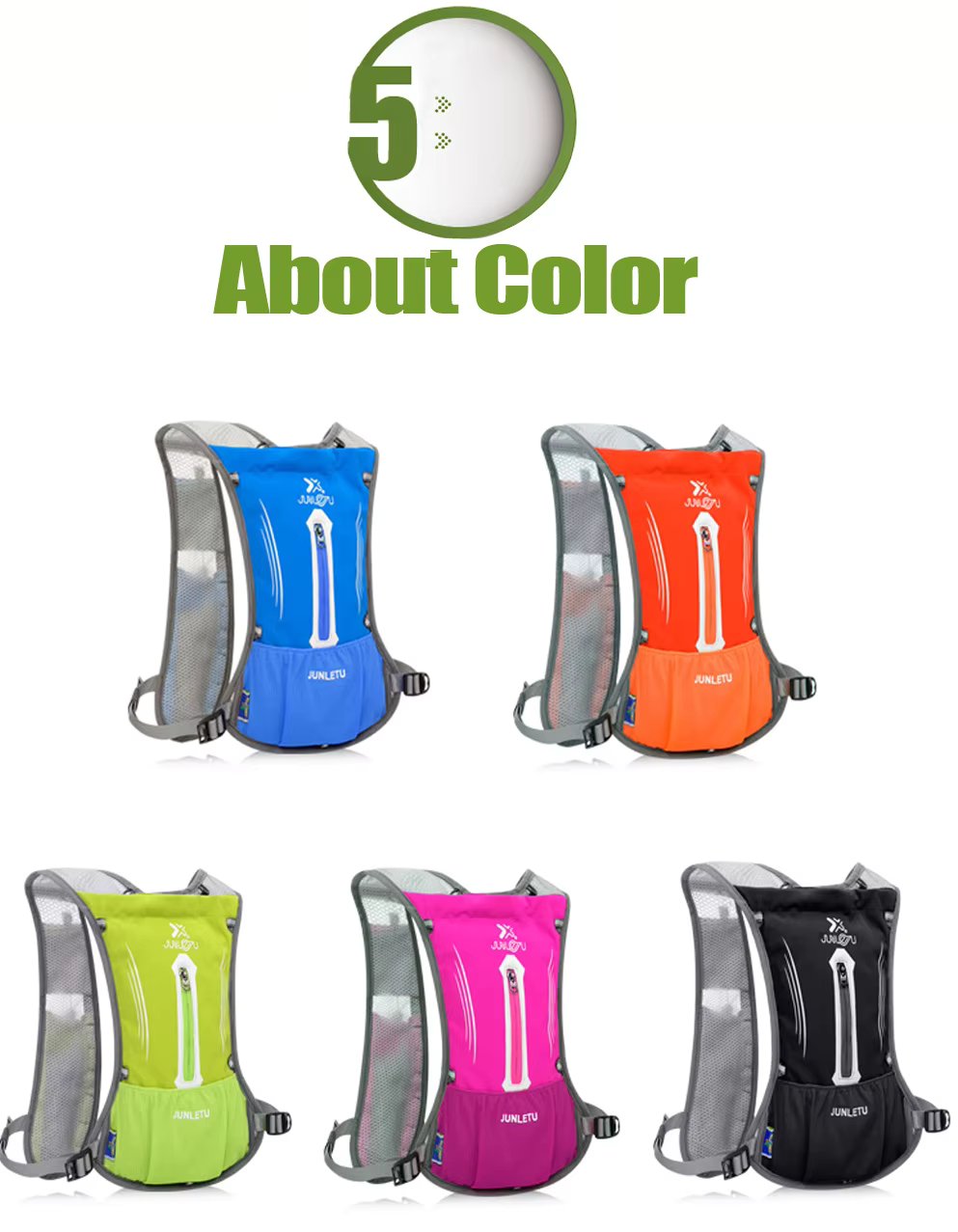 Trail Hydration Backpack Women Men Breathable Jogging Sport Backpack Ultralight Running Marathon Bag Option Water Bag