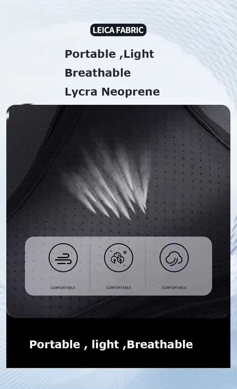 Factory Custom New Arrival Breathable Reflective Chest Running Vest Phone Holder With Clear Touch Screen Window