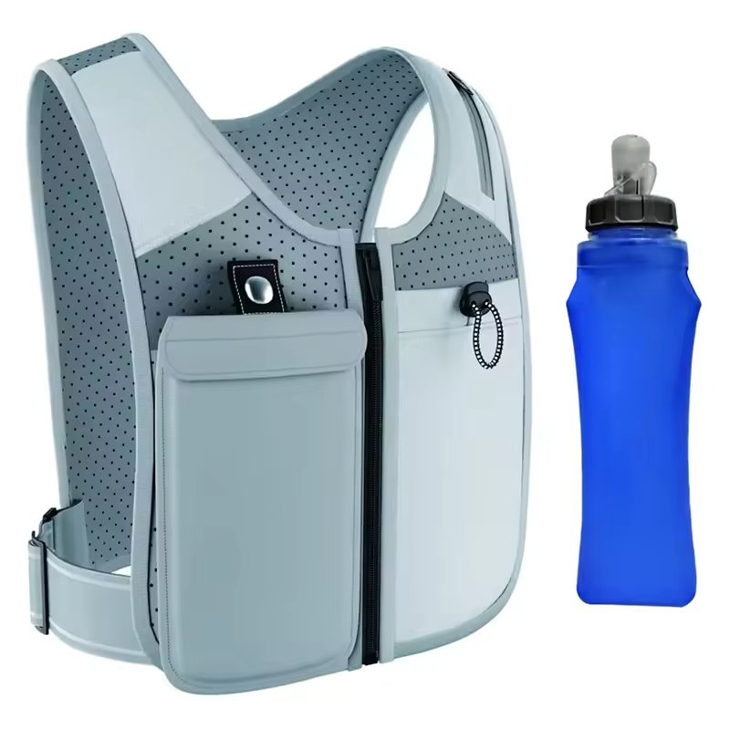 Factory Neoprene Reflective Adjustable Waistband Sports Running Vest Hydration Jogging Running Vest Phone Holder