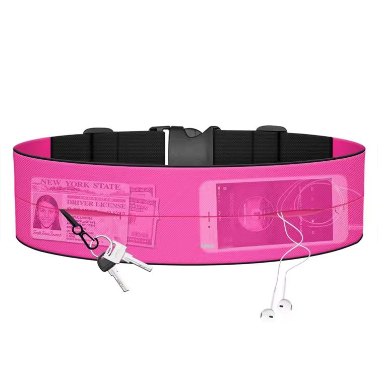 Newest Soft Spandex Running Belt Runner Cellphone Pouch Money Belt Fitness Running Belt Waist Quality Running Bag