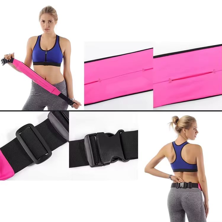 Newest Soft Spandex Running Belt Runner Cellphone Pouch Money Belt Fitness Running Belt Waist Quality Running Bag